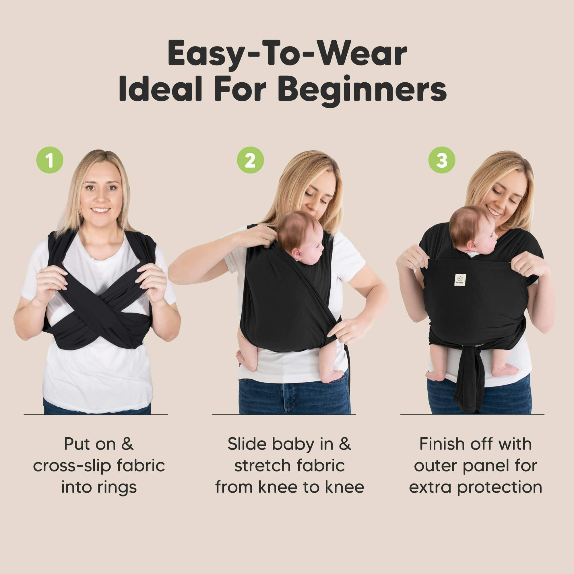 D-Lite Wrap Carrier (Peacock Green)