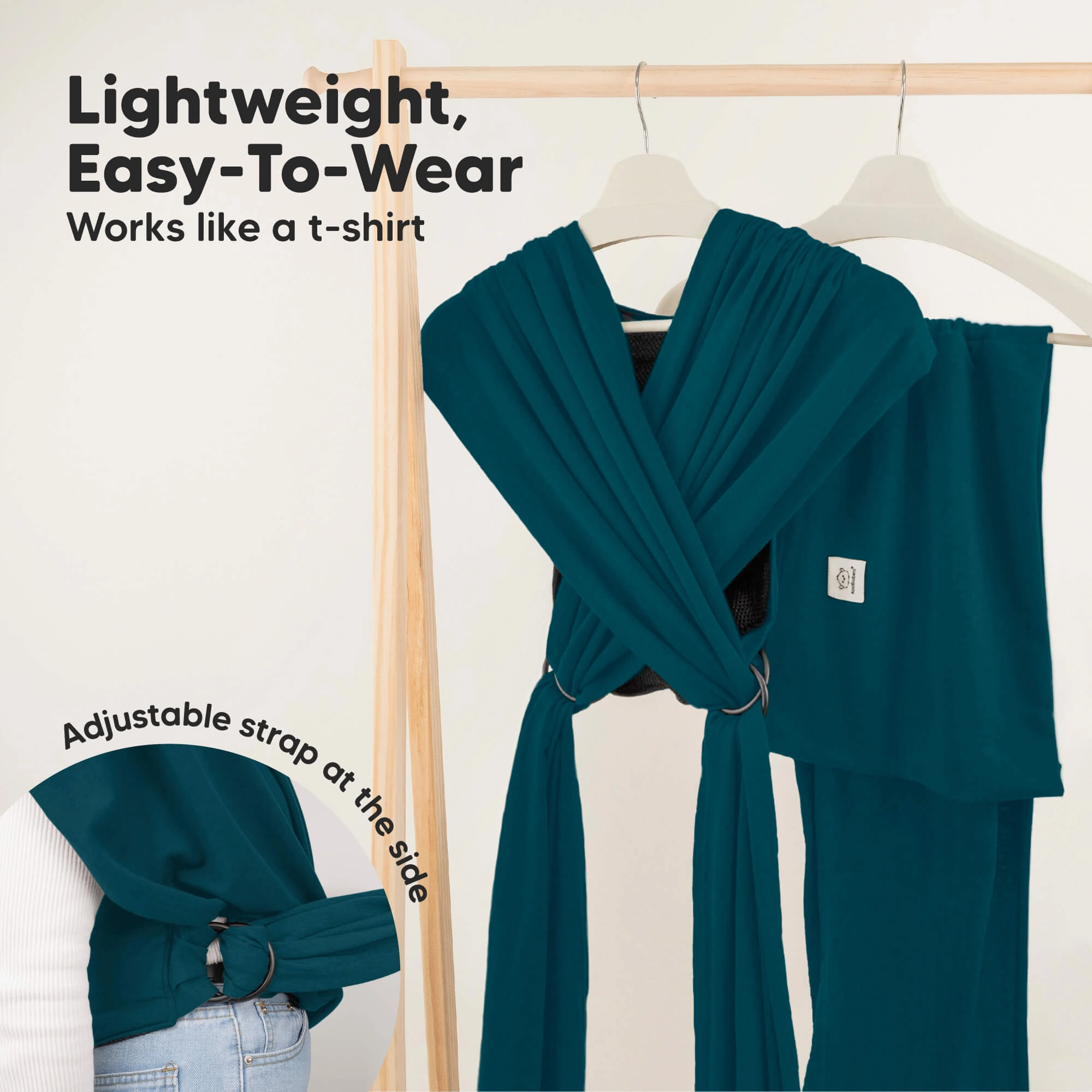 D-Lite Wrap Carrier (Peacock Green)