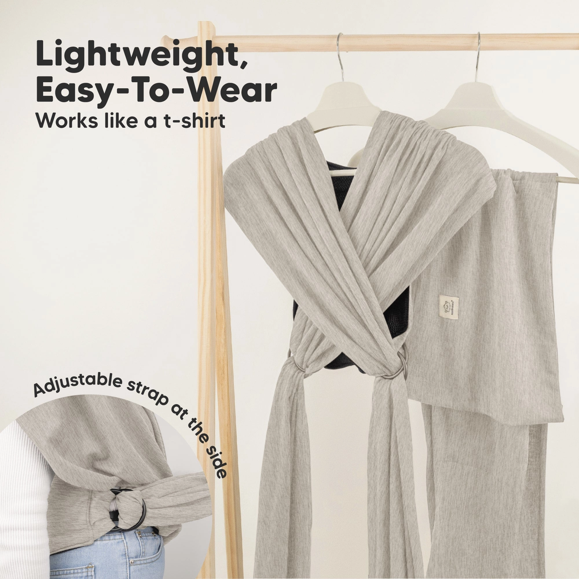 D-Lite Wrap Carrier (Stone Gray)