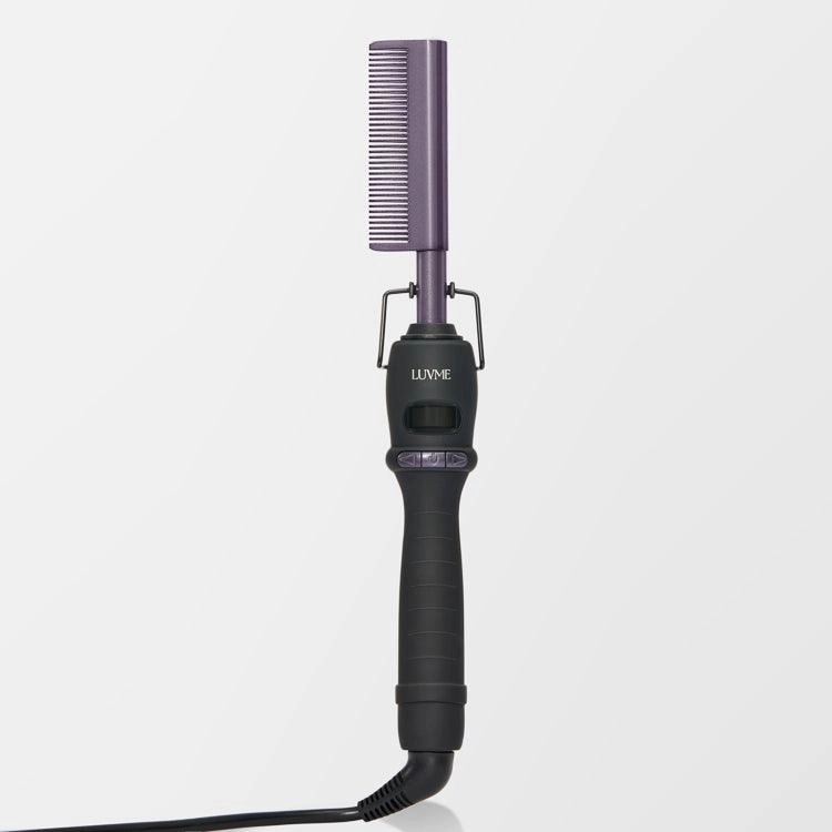 Electric Straightening Hot Comb with US Plug, 30s Fast Heating & Adjustable Temp | Add-on Item