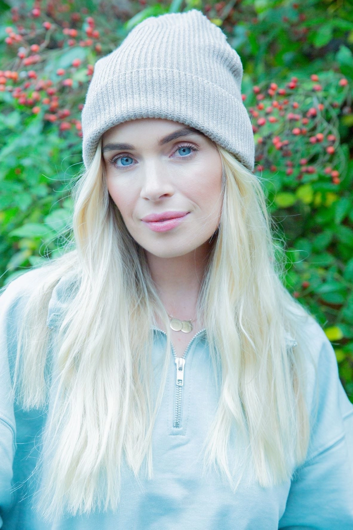 Embroidered Signature Lotus Sunday Sweatshirt