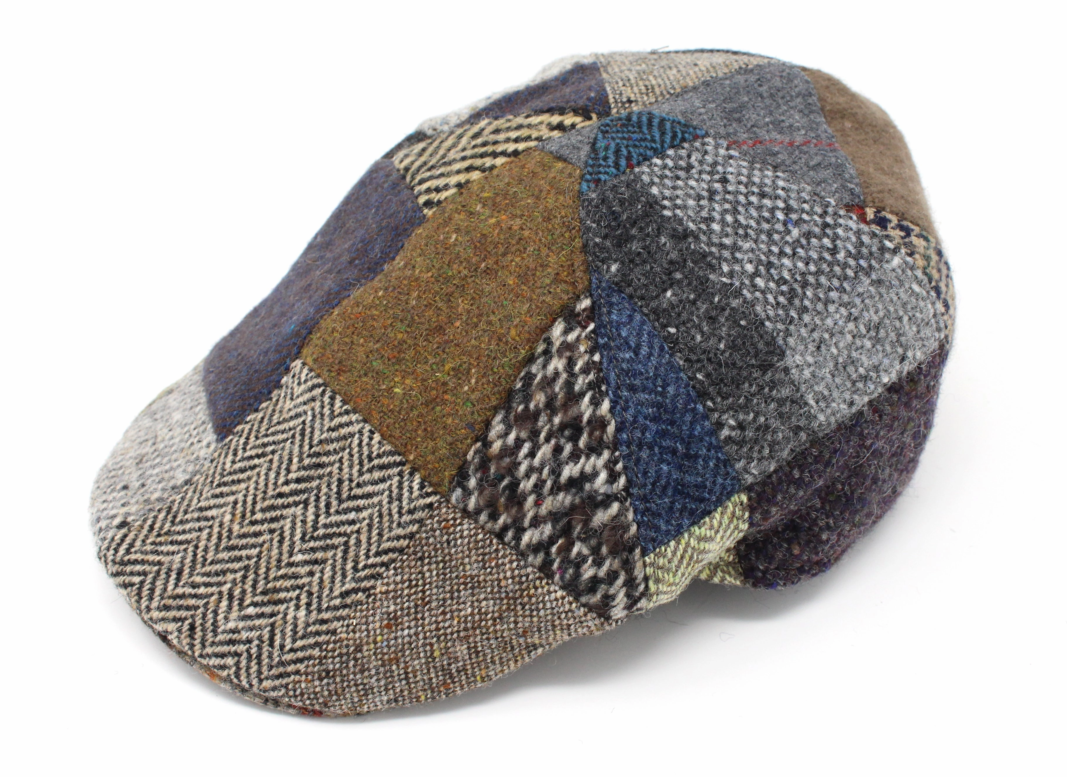 Erin Cap Patchwork Tweed