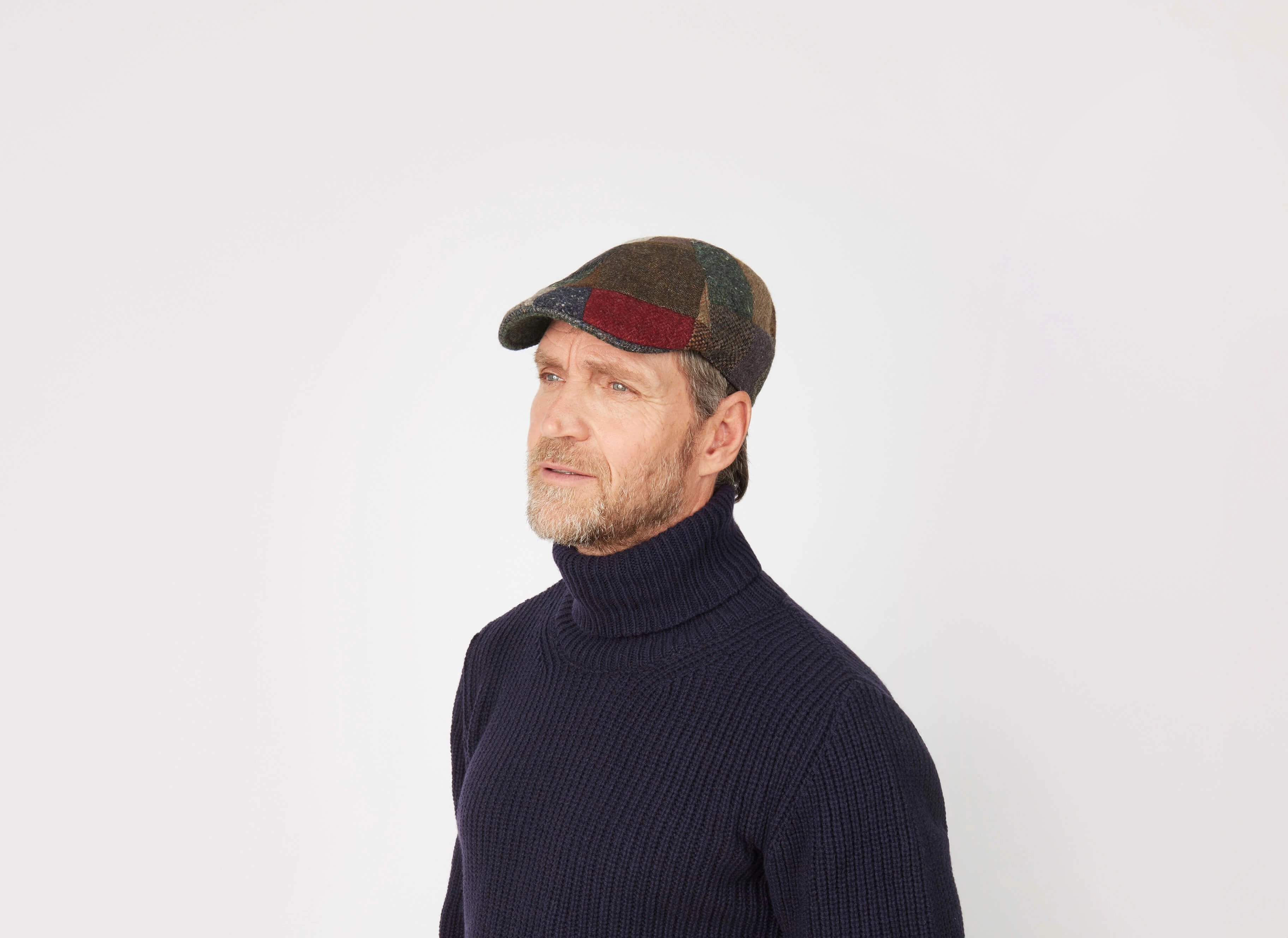 Erin Cap Patchwork Tweed