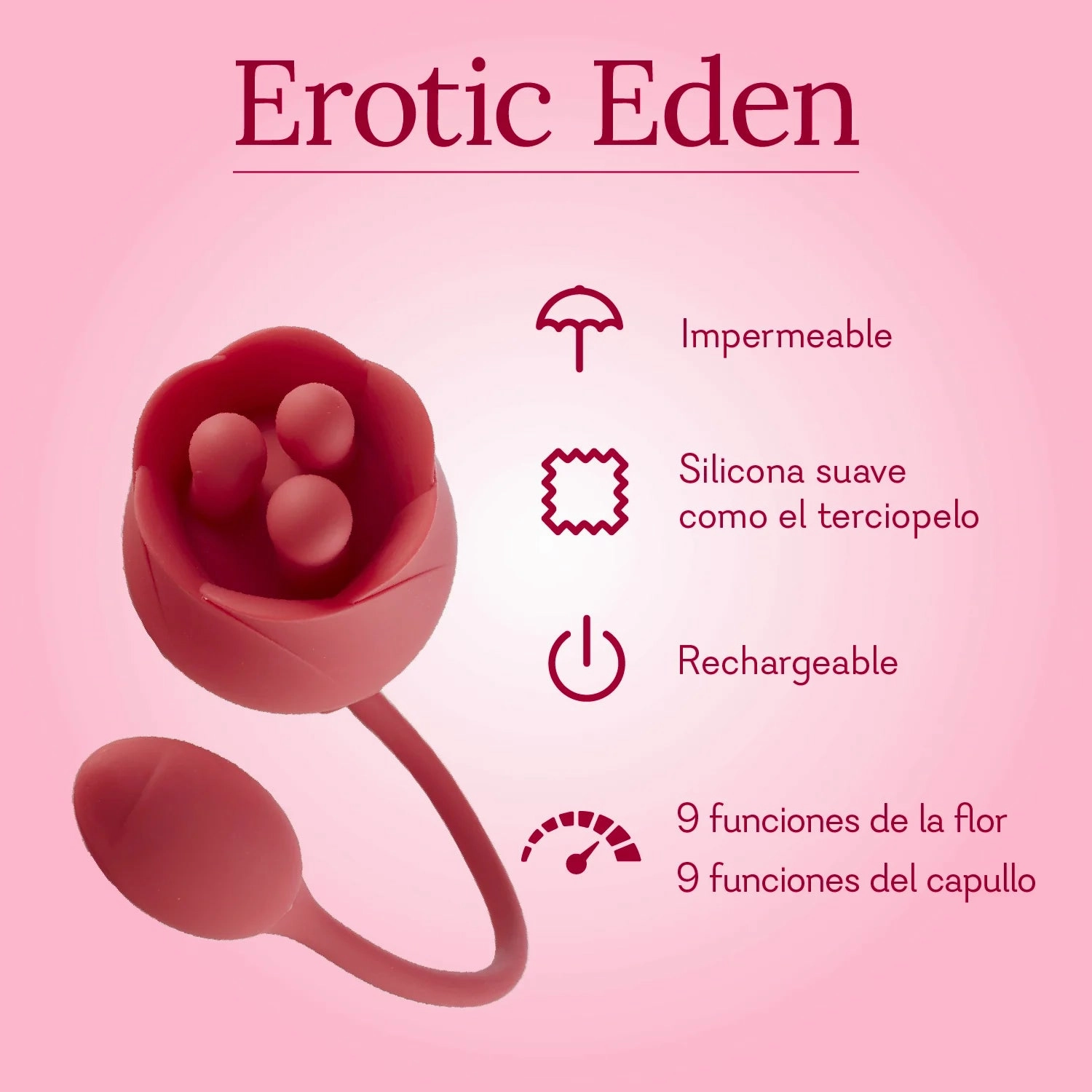 Erotic Eden Rose - 3 LEFT! - IN STOCK - Pure Romance