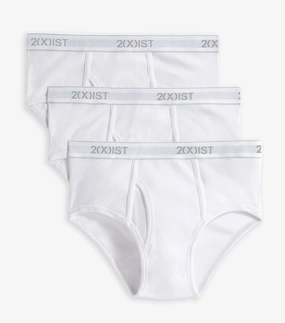 Essential Cotton Fly Front Brief 3-Pack