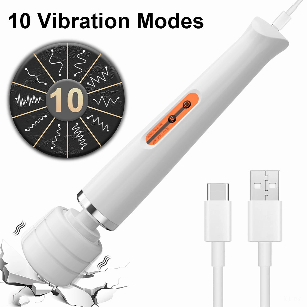 Geek Wand- AV Vibrator Wand for Clit Stimulation and Massage for Camgirls