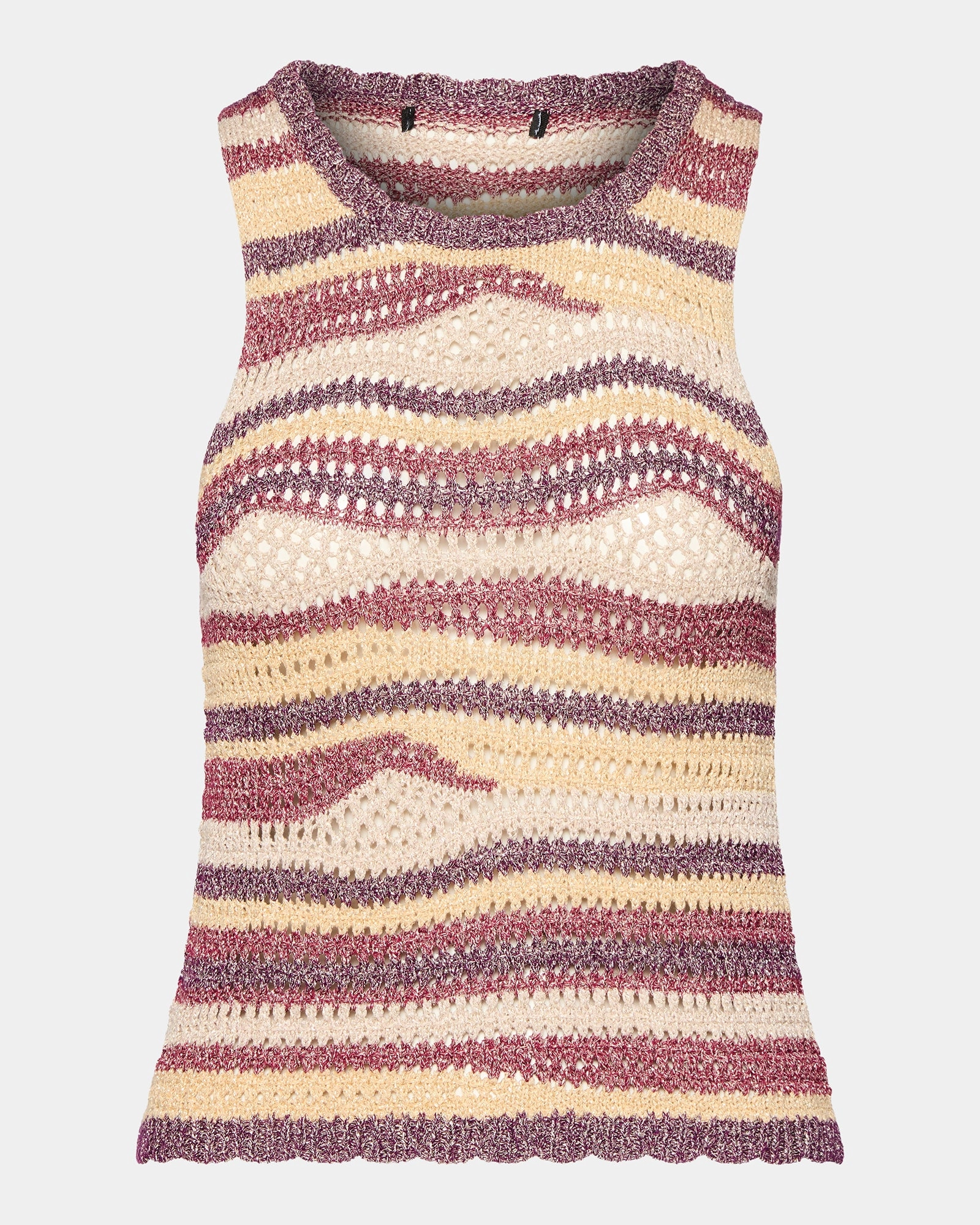 HANNAH TOP RED MULTI