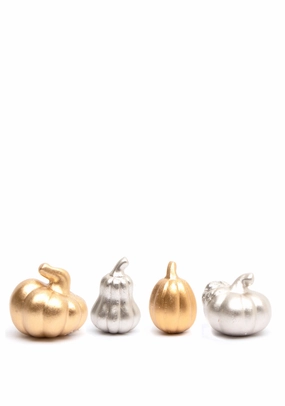 Heaven Sends Set of 4 Small Pumpkins