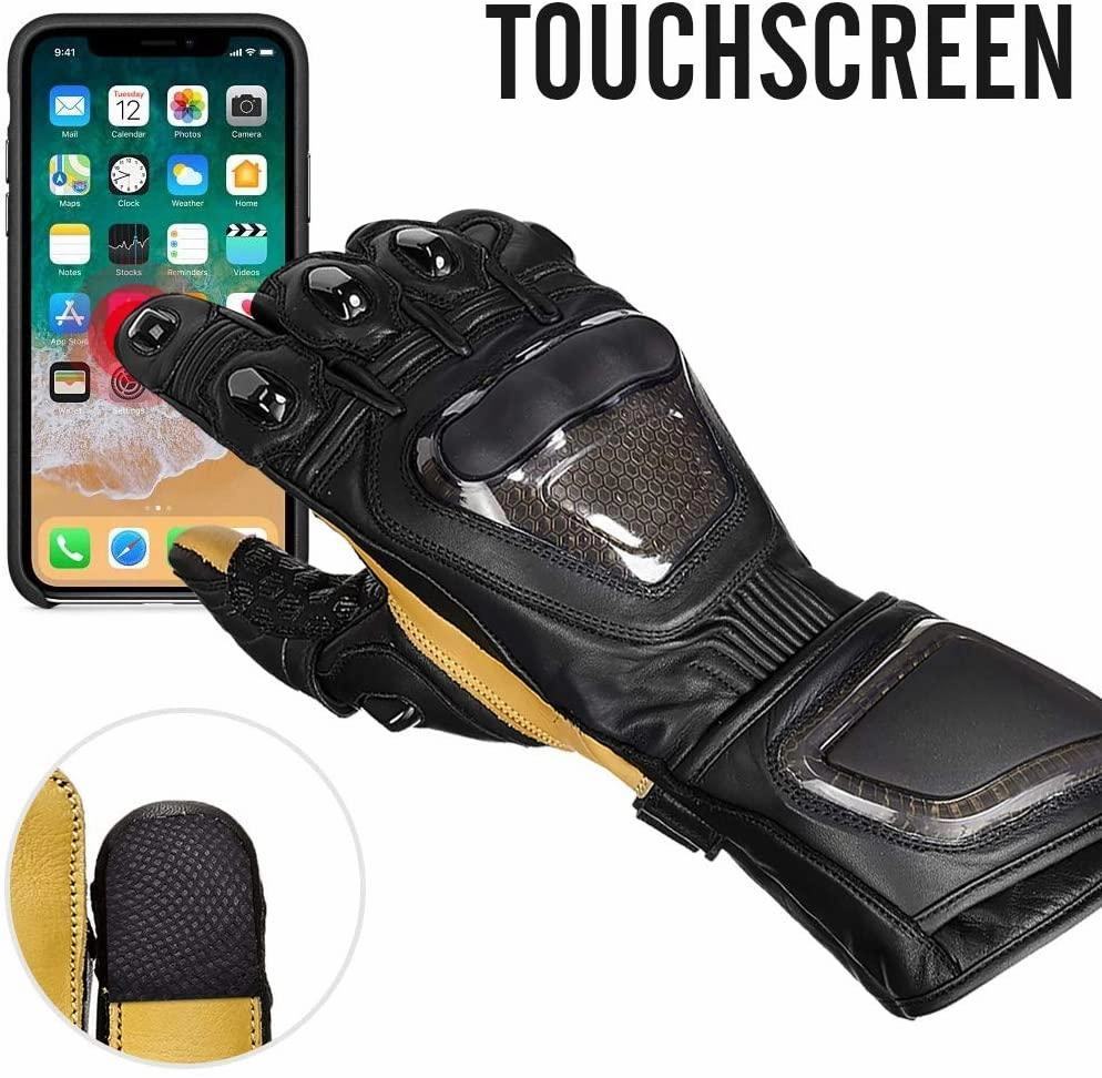 ILM Leather Motorcycle Gloves Model GIG01