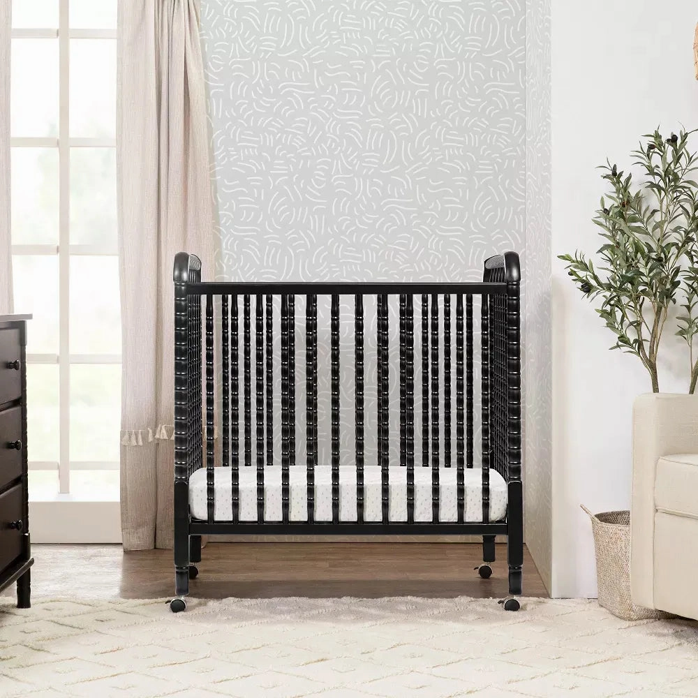 Jenny Lind 3-in-1 Convertible Mini Crib - Ebony