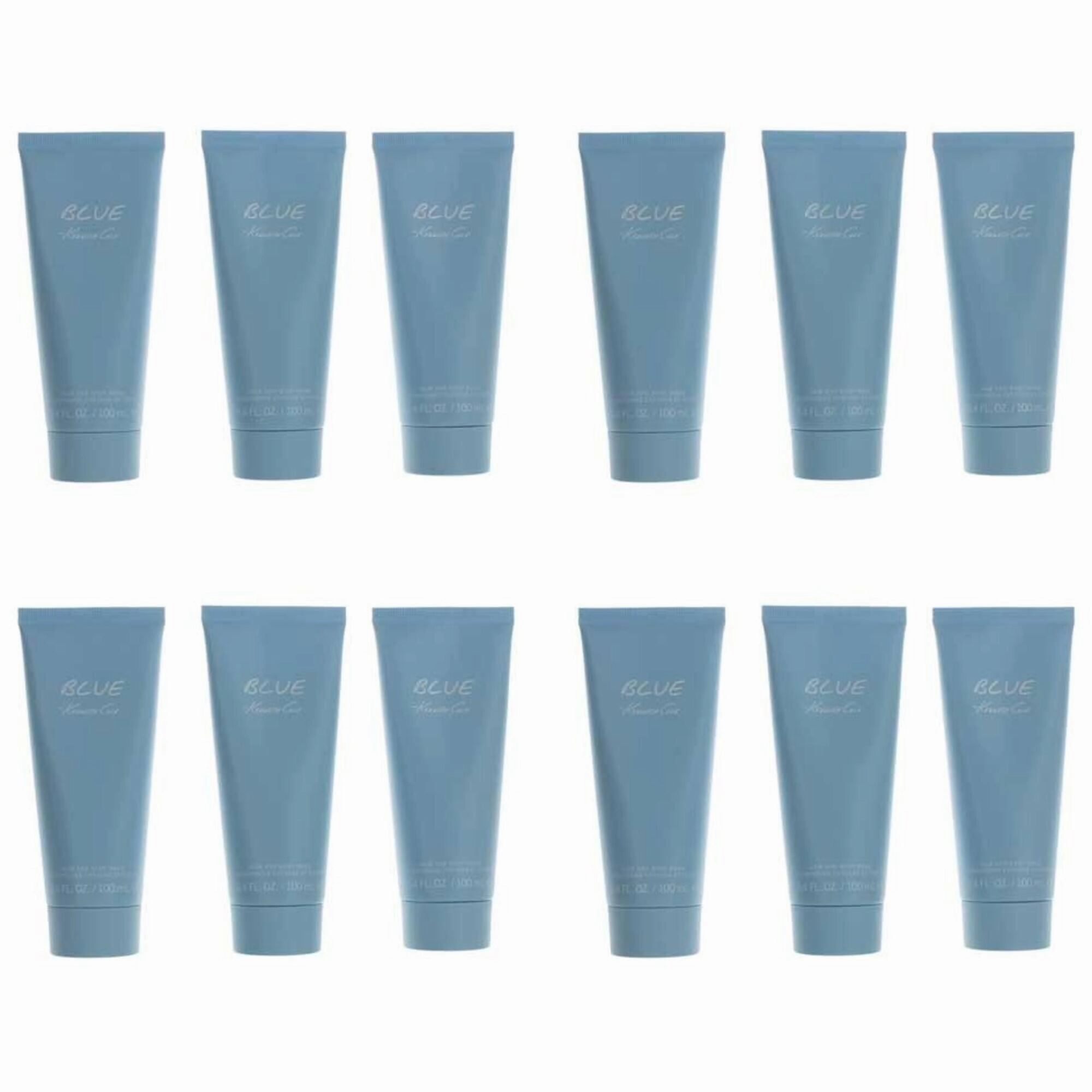 Kenneth Cole Men's Hair and Body Wash - Blue Citrus Opening Note 3.4 oz, 12 Pack