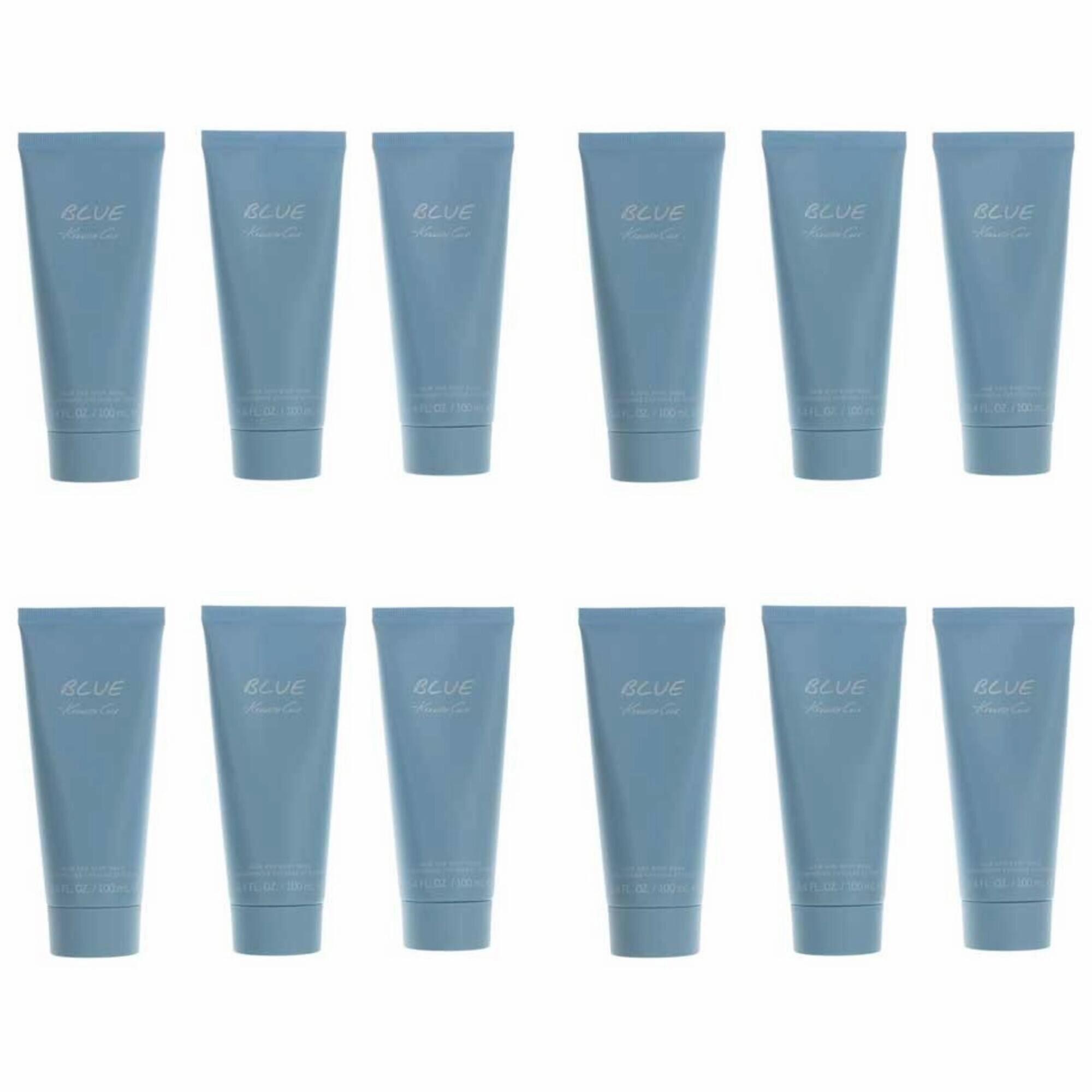 Kenneth Cole Men's Hair and Body Wash - Blue Citrus Opening Note 3.4 oz, 12 Pack