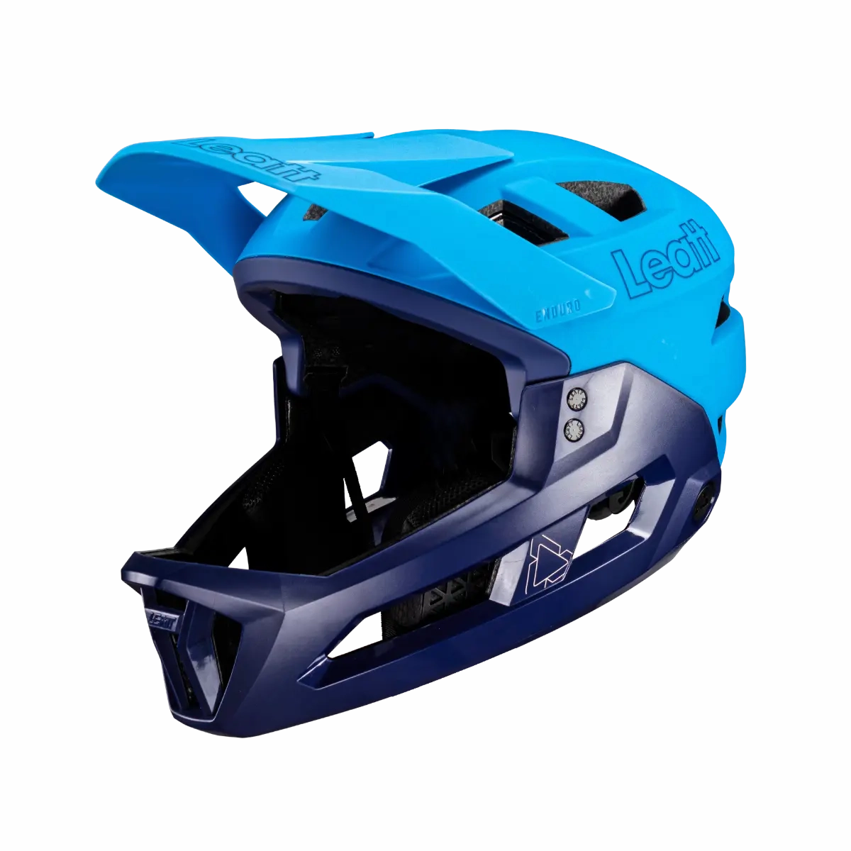 Leatt MTB Enduro 2.0 Full Face Helmet - Cyan - 2024