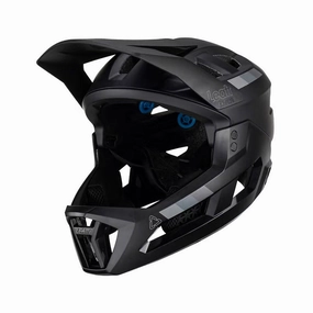 Leatt MTB Enduro 2.0 Full Face Helmet - Youth - Stealth - 2023