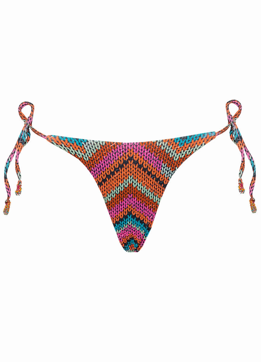 Maaji Neon Rush Tide Regular Rise Tie Side Bikini Bottom