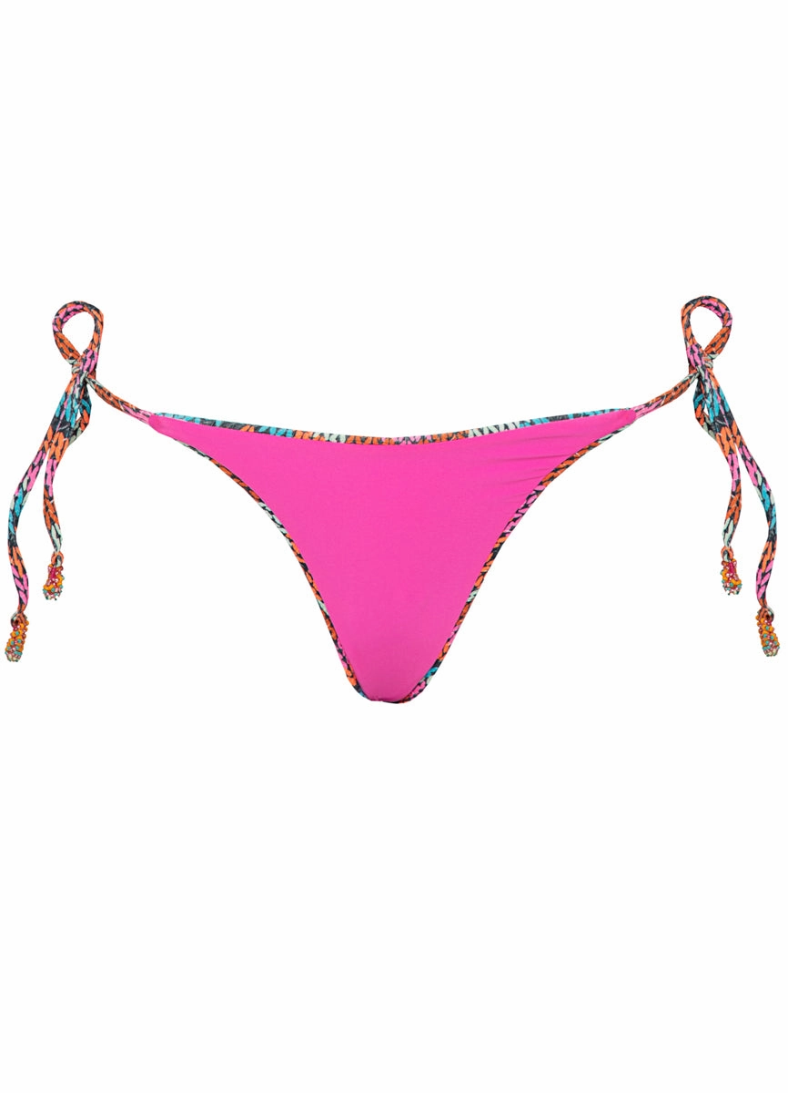 Maaji Neon Rush Tide Regular Rise Tie Side Bikini Bottom