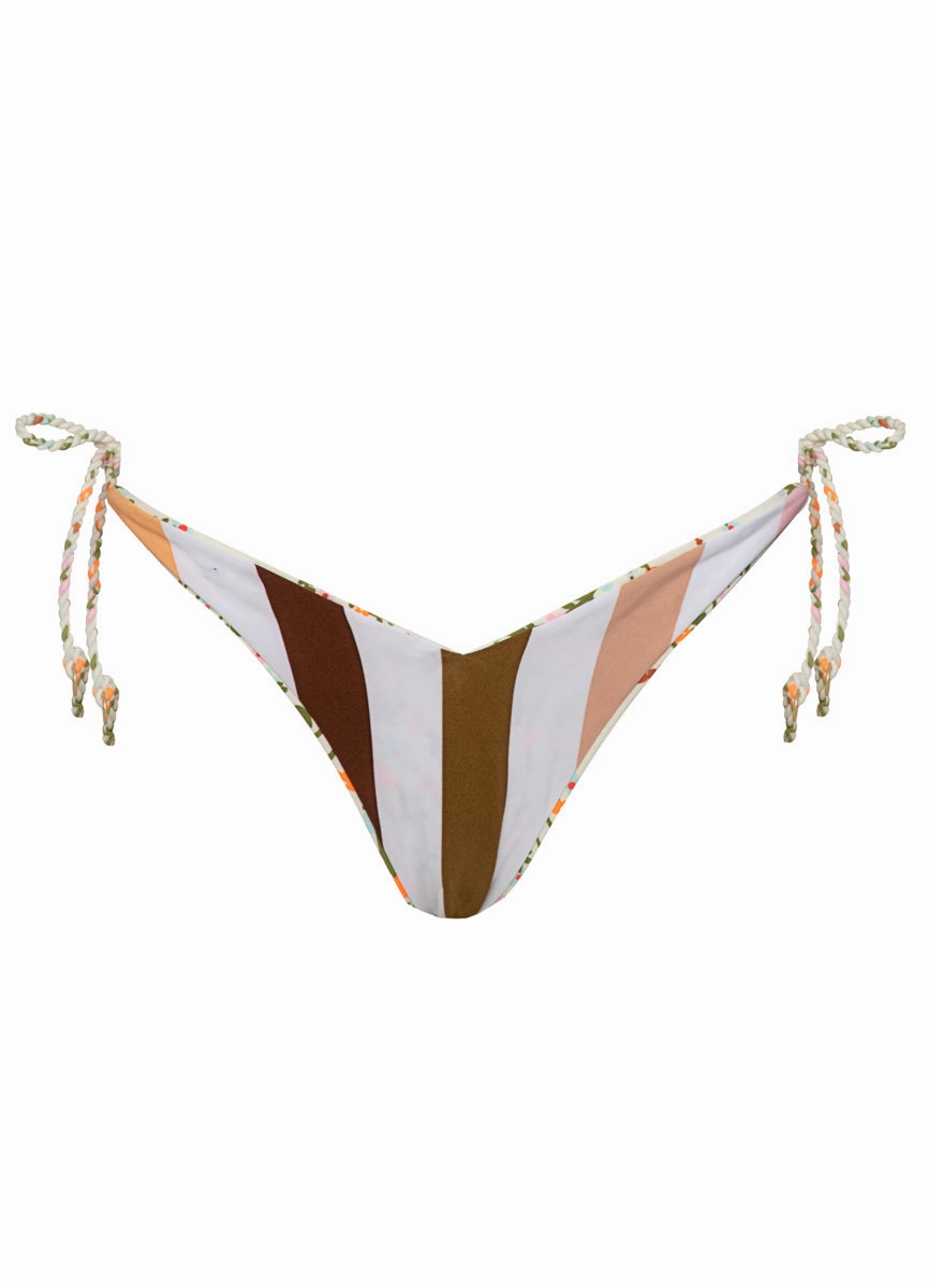Maaji Sandstone Tropics Sunshine Regular Rise Tie Side Bikini Bottom