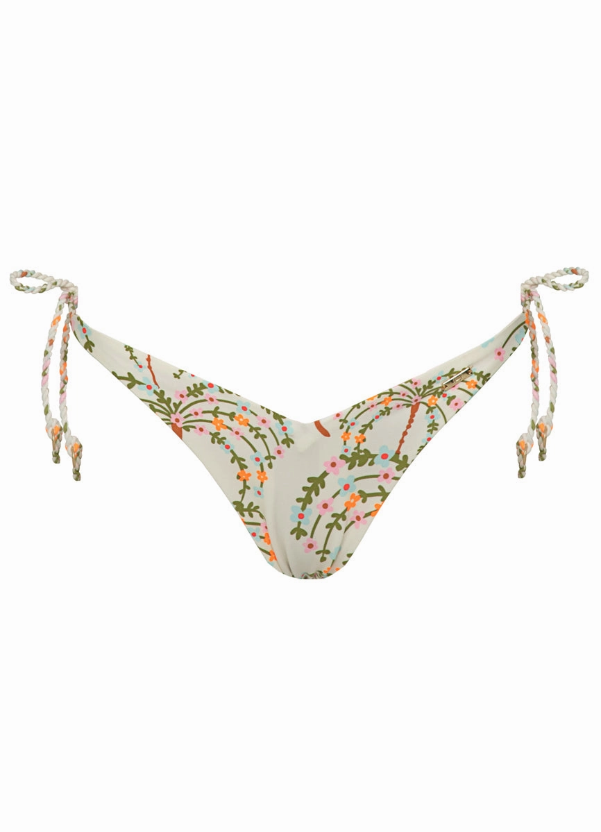 Maaji Sandstone Tropics Sunshine Regular Rise Tie Side Bikini Bottom