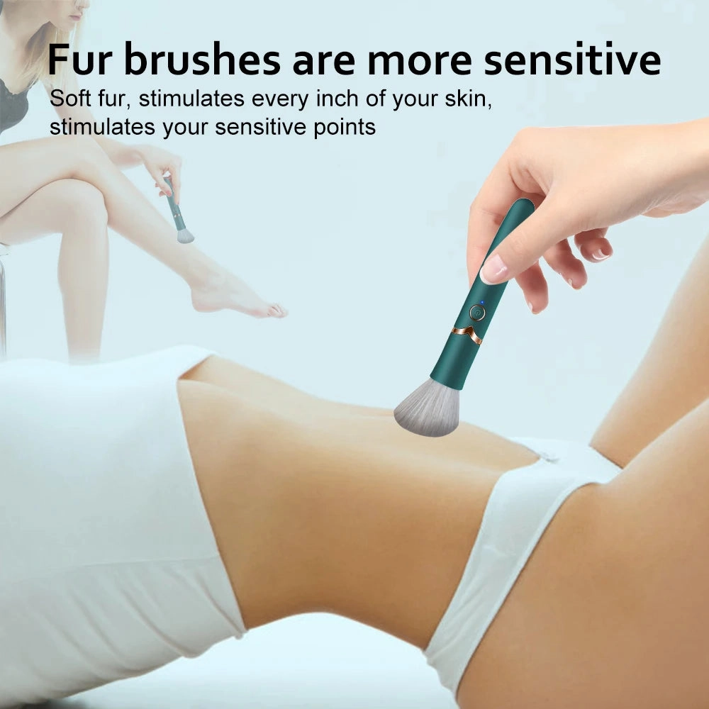 Makeup Brush Vibrator: Discreet Clit Bullet Massager & Waterproof Discreet Powerful Sex Toy