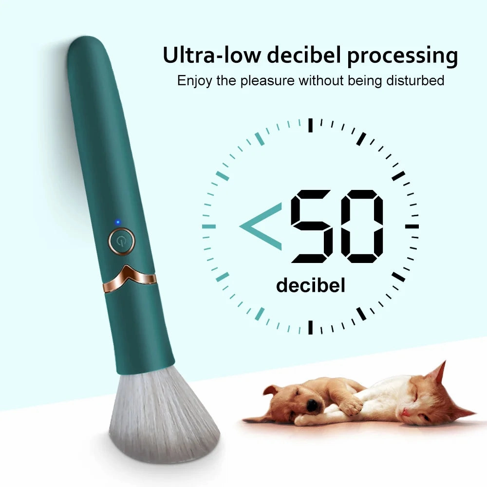 Makeup Brush Vibrator: Discreet Clit Bullet Massager & Waterproof Discreet Powerful Sex Toy