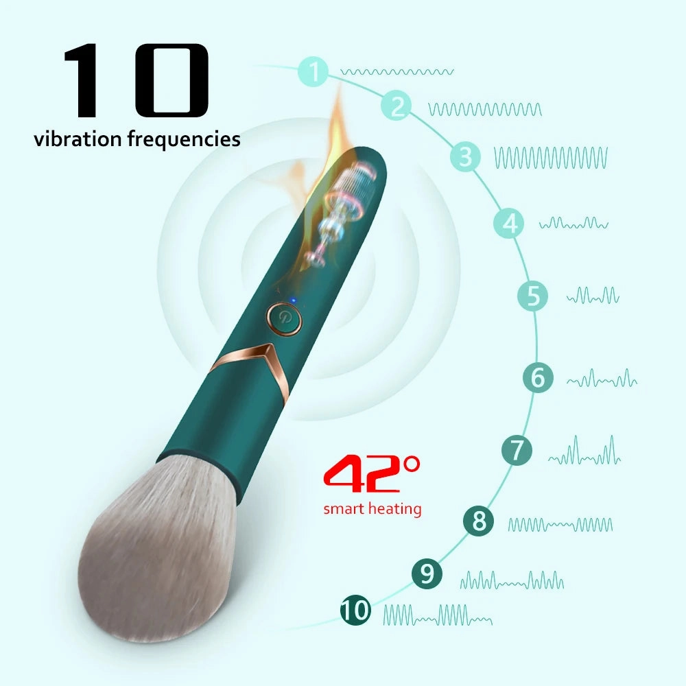 Makeup Brush Vibrator: Discreet Clit Bullet Massager & Waterproof Discreet Powerful Sex Toy