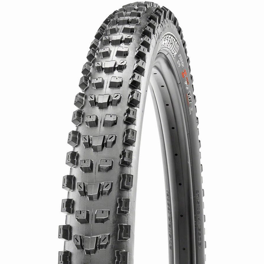 Maxxis Dissector Tire 29 x 2.4, Tubeless, Folding, Black, 3C Maxx Grip, DoubleDown, Wide Trail Mountain Bike Tire