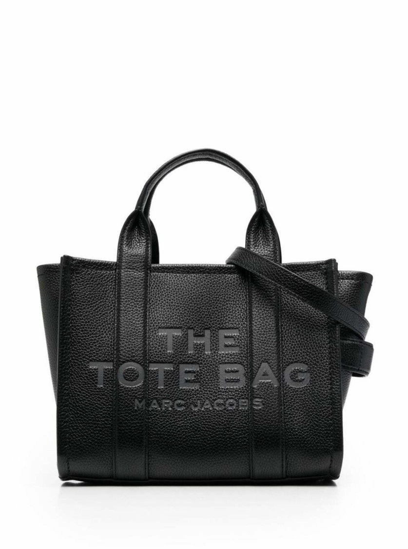 Mini Tote Bag' Black Shoulder Bag With Logo