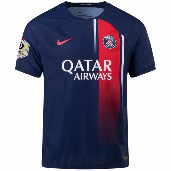 Nike Paris Saint-Germain Authentic Match Barcola Home Jersey w/ Ligue 1 Champion Patch 23/24 (Midnight Navy)