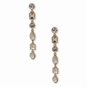 Nine West Jewelry 19G01300 A charm earring with multiple small. delicate charms.