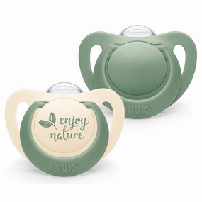 Nuk For Nature Silicone Soother 0-6Months 2pk