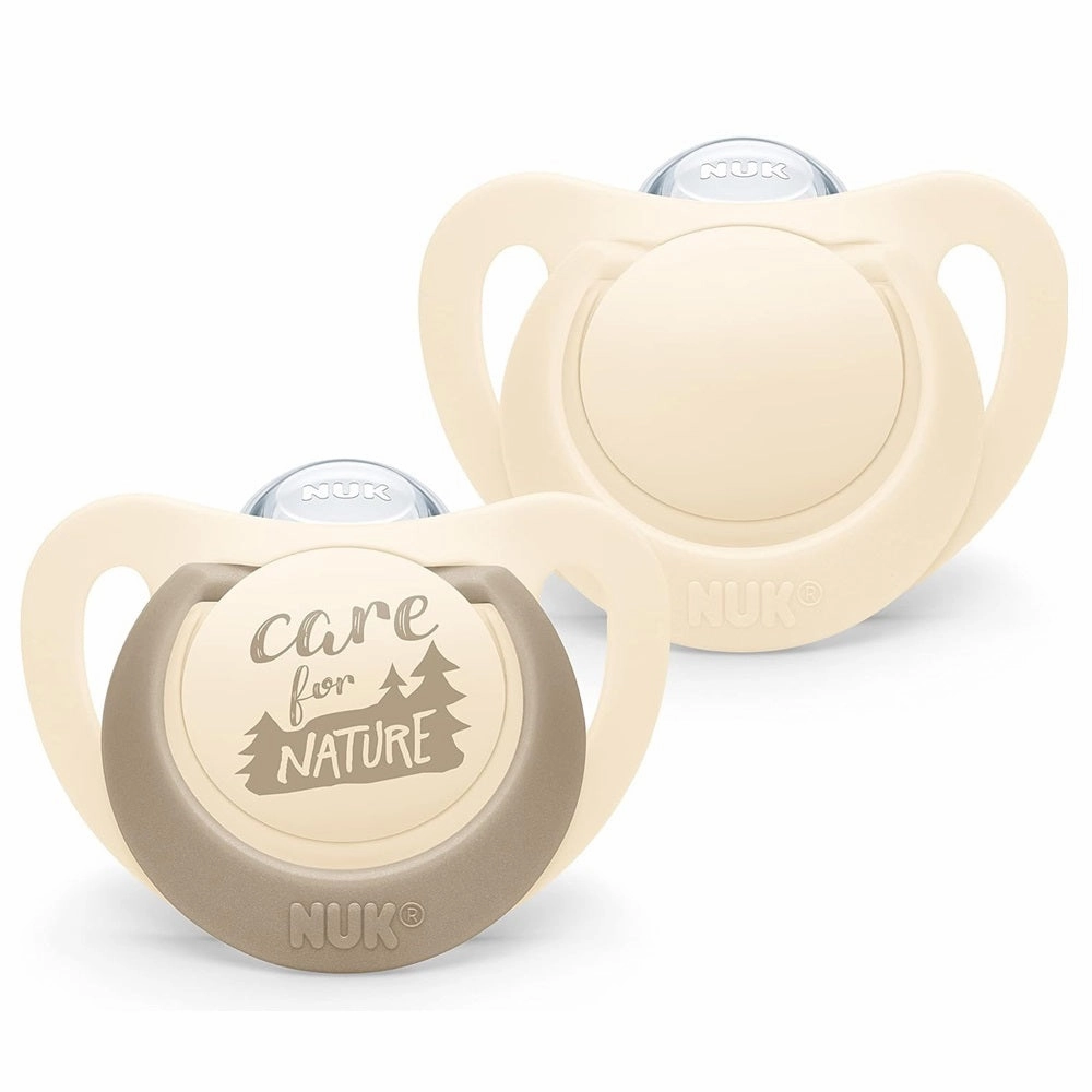 Nuk For Nature Silicone Soother 6-18Months 2pk