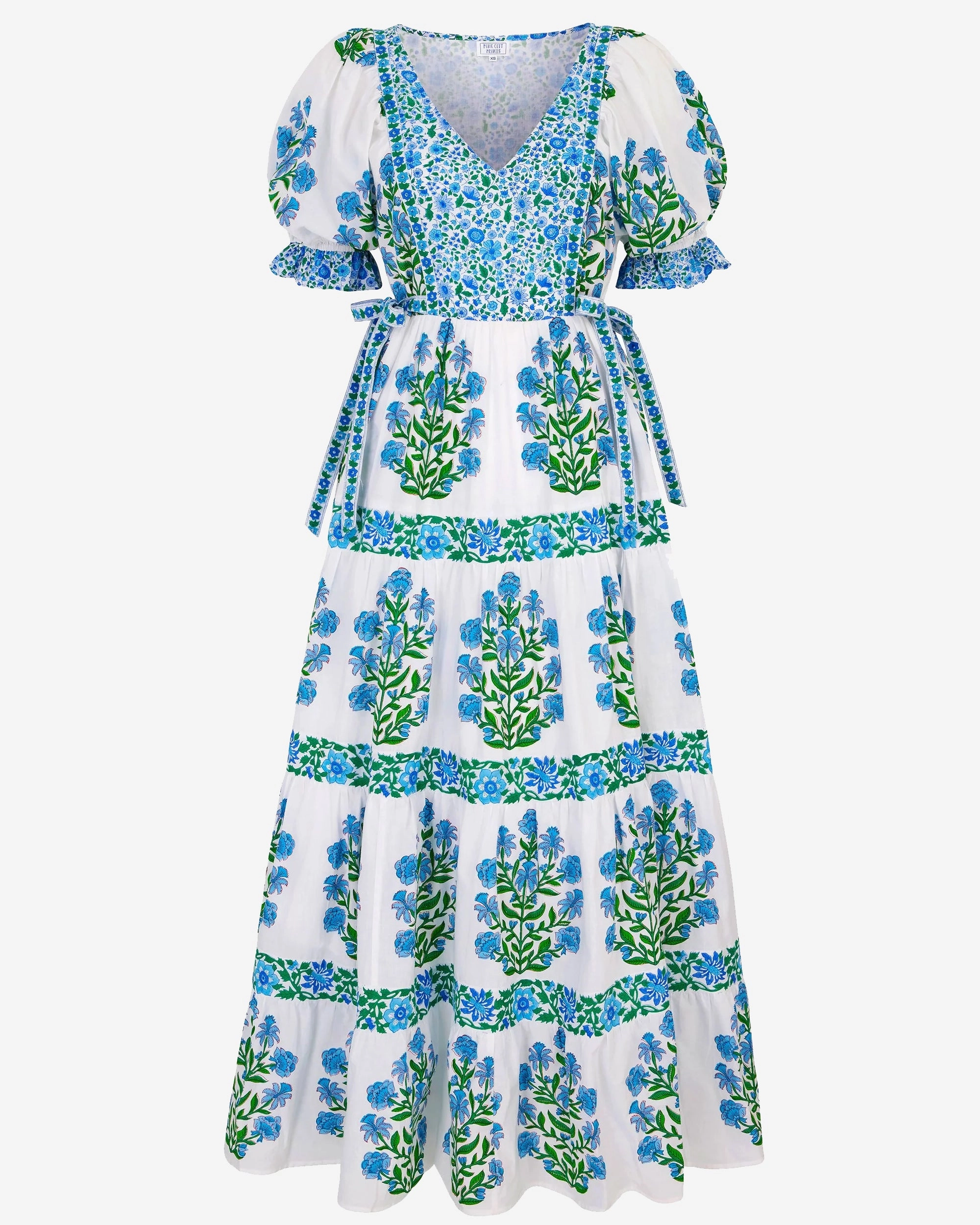 Pink City Prints Dusk Buta Laura Dress
