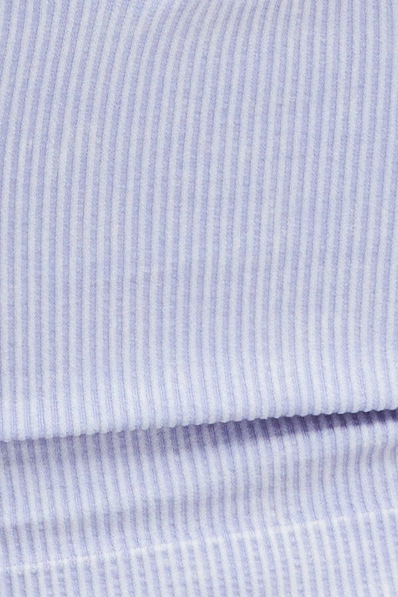 Purple Tank Crop Top Seamless