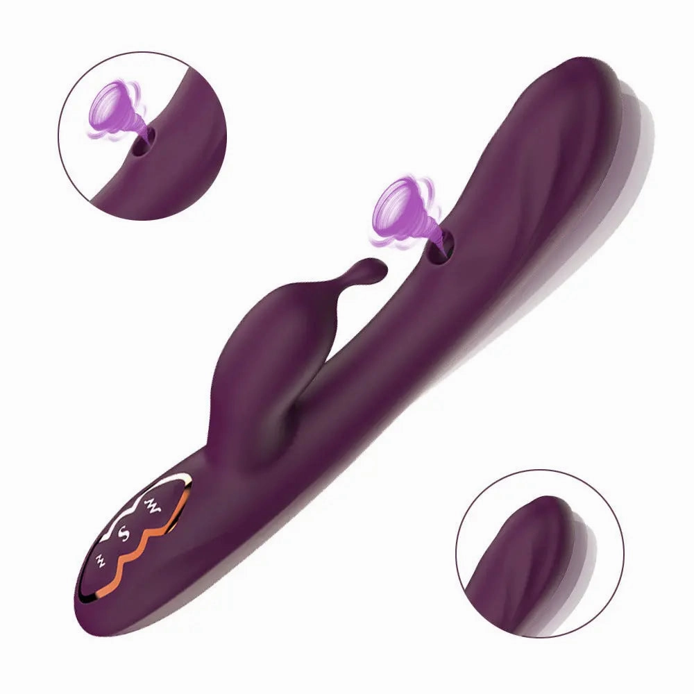 Quusvik 7-Frequency G-Spot Vibrator with Suction for Women