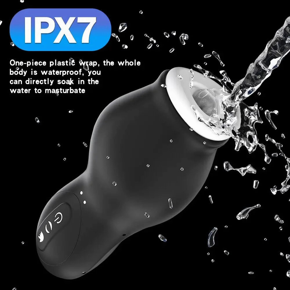 Quusvik Automatic Masturbator Cup - Male Glans Vibration Massager Toy