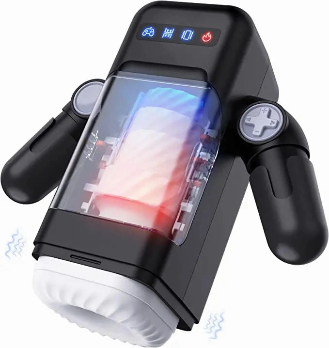 Quusvik-Game Cup-Thrust Vibration Masturbator with Heating Function