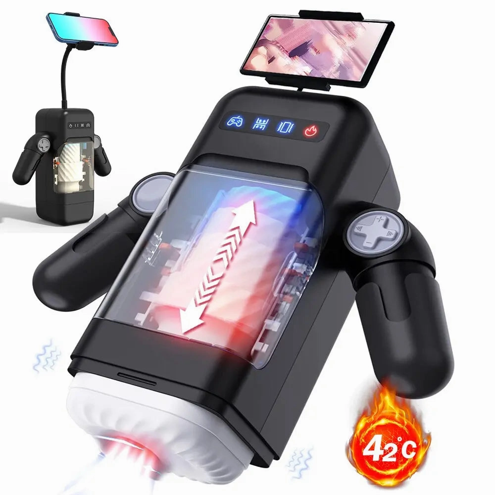 Quusvik-Game Cup-Thrust Vibration Masturbator with Heating Function
