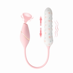 Quusvik Telescoping Vibrator for Women with Suction Feature