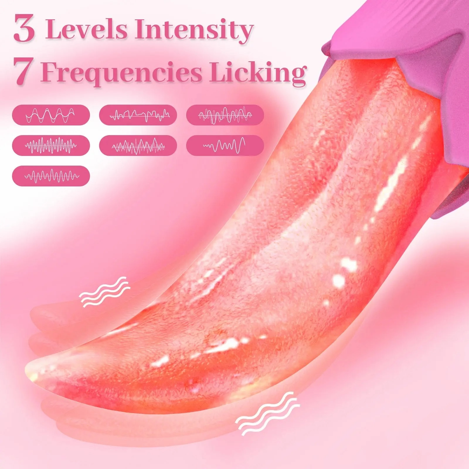 Quusvik Tongue Vibrator for Women - Clitoral, Nipple & Anal Stimulation Toy