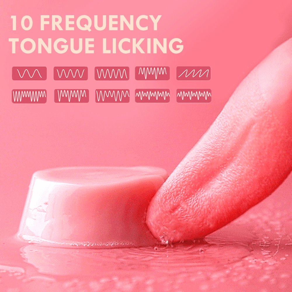 Quusvik Tongue Vibrator for Women - Clitoral, Nipple & Anal Stimulation Toy
