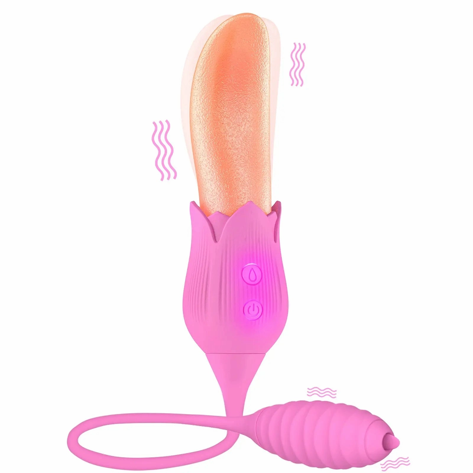 Quusvik Tongue Vibrator for Women - Clitoral, Nipple & Anal Stimulation Toy