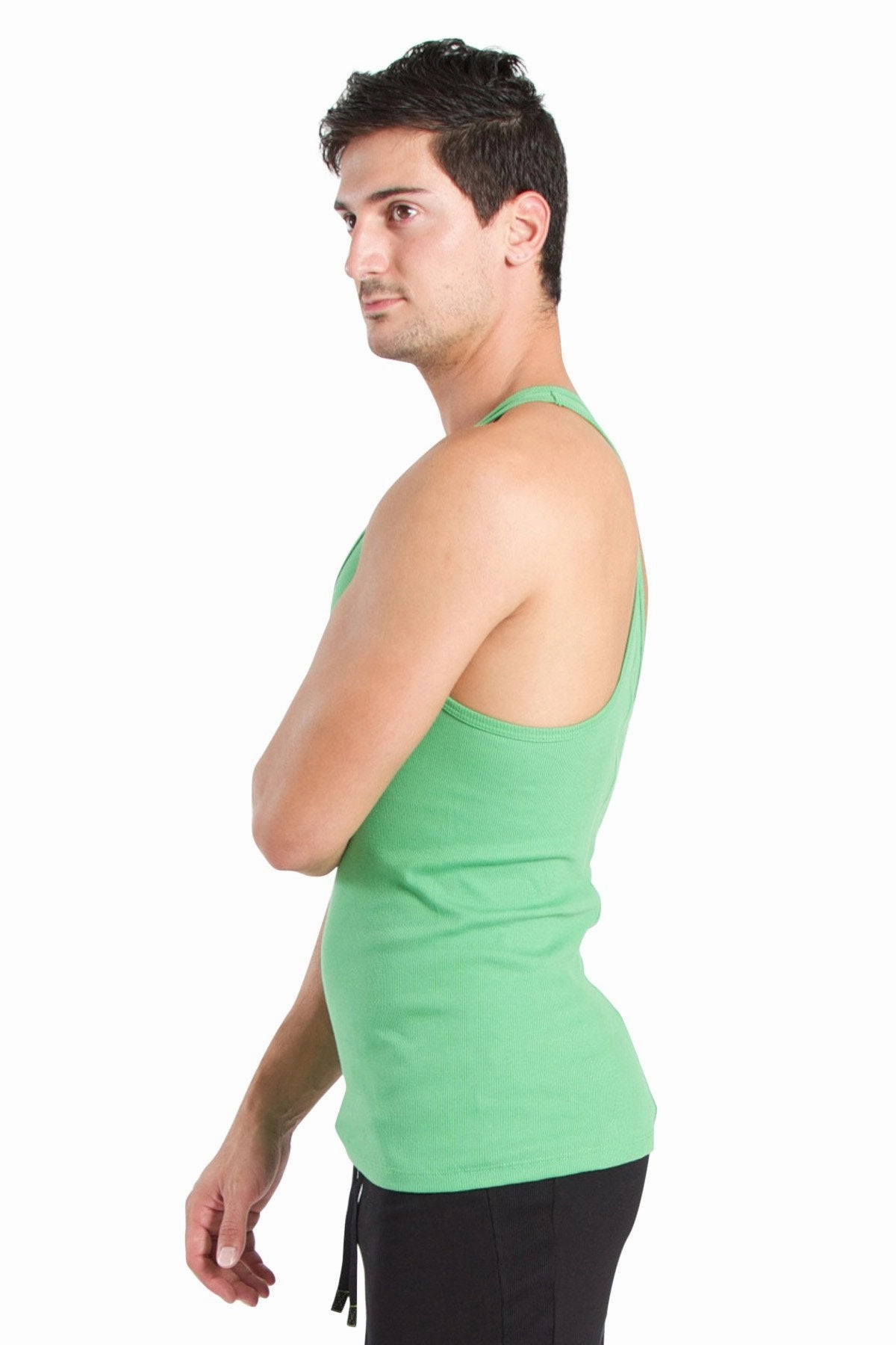 Racerback Yoga Tank Top (Bamboo Green)