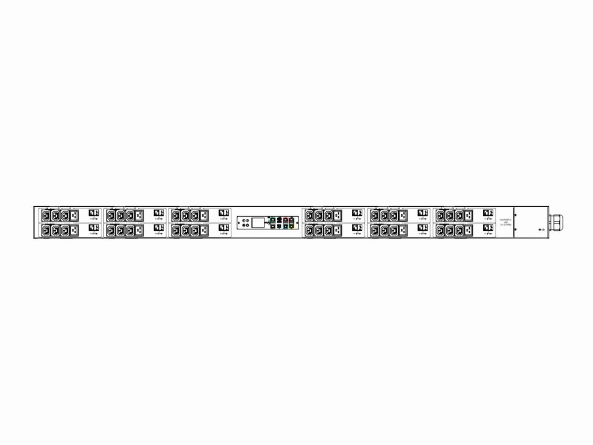 Raritan PX3-4782U-V2 - Power distribution strip (rack-mountable) - AC 400 V - 43600 VA - 3-phase WYE - Ethernet 10/100/1000 -