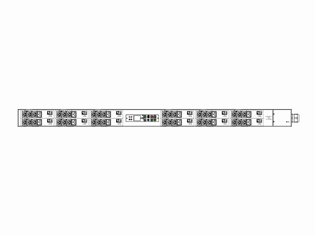 Raritan PX3-4782U-V2 - Power distribution strip (rack-mountable) - AC 400 V - 43600 VA - 3-phase WYE - Ethernet 10/100/1000 -