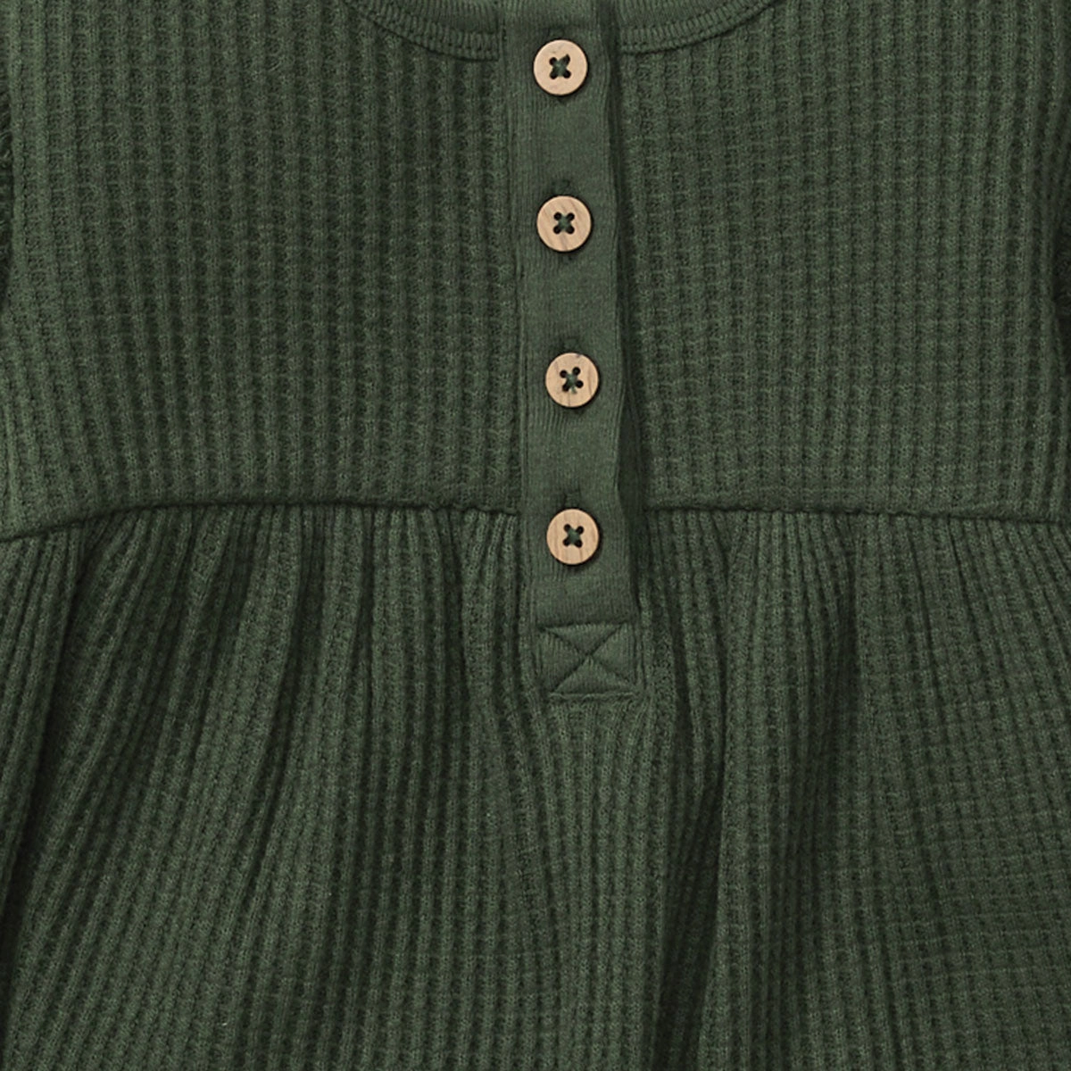 Ruffle Thermal Jumpsuit - Dark Jade