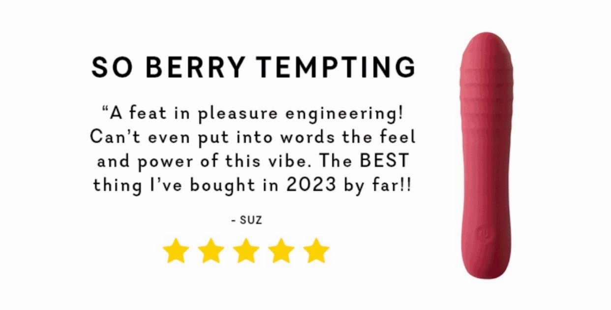 So Berry Tempting - Real Feel Technology! - IN STOCK - 9 LEFT! - Pure Romance