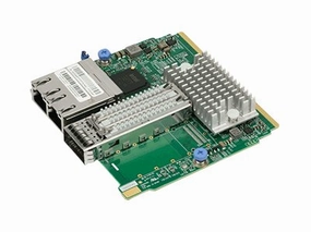 Supermicro AOC-MHIBF-M1Q2GM - Network adapter - 40Gb Ethernet / 56Gb InfiniBand FDR QSFP x 1   Gigabit Ethernet x 1 - for SuperServer AOC-MHIBF-M1Q2GM-O