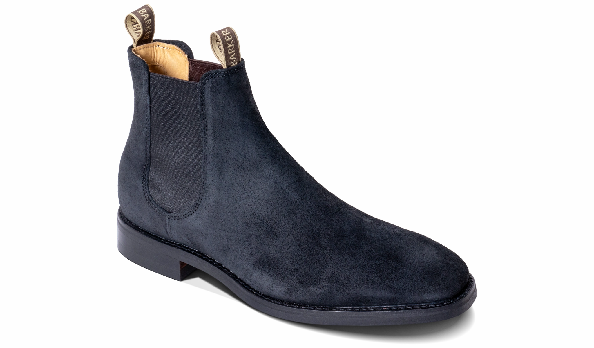 Sutton - Black Waxy Suede
