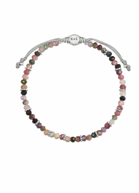 Tourmaline Macrame Bracelet