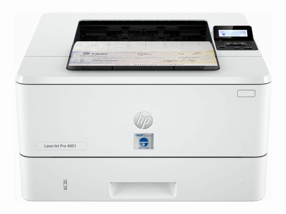 TROY MICR 4001n - Printer - B/W - laser - A4/Letter - 4800 x 600 dpi - up to 42 ppm - capacity: 350 sheets - USB 2.0, LAN 01-4001NM-111